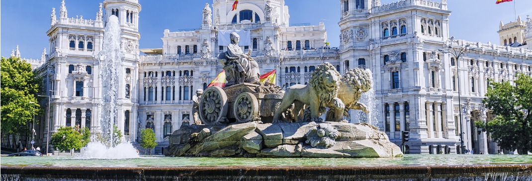 The Cibeles Fountain, which was built in 1782